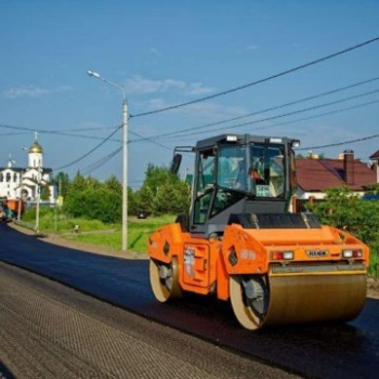 Укладка асфальтобетонной смеси